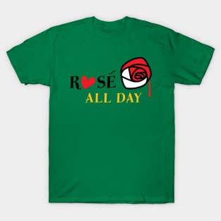 Rosé All Day – Queen of Hearts T-Shirt